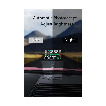 Авто HUD дисплей, защитен диск, който Отразява на Предното стъкло, стикер за проектор, подходящ за Ford Mustang 2015-2022