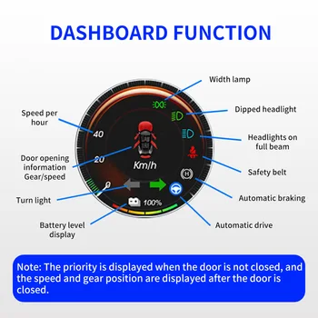 yyhcyyhcyunyihongchuanne Нов Модел на таблото на Кола Hud-Head Up Display Mode 3 Модел Y Специализиран цифров LCD Авто HudДисплей Fo