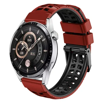 22 мм Силикон Гривна Каишка За Huawei Watch GT3 GT 3 Pro 46 мм SE Smartwatch Band GT 2 GT2 Pro Runner 46 мм Въжета Часовник Гривна