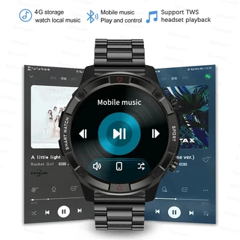 2023 Новите смарт часовници с екран 454 * 454, които се показват винаги време, Bluetooth-предизвикателство, местната музика, умни часовници за мъже телефон Huawei, Xiaomi