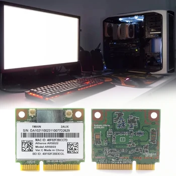 Двухдиапазонная МИНИ-карта PCIE AR5B22 BT4.0 2,4/5 Ghz 300 м WLAN WIFI Карта Безжичен адаптер forY400 Y500 Y410P Директен доставка