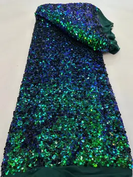 красива лейси плат Yaking-1302.4907 в нигерия стил за една вечерна рокля, нова африканска лейси плат с бродерия